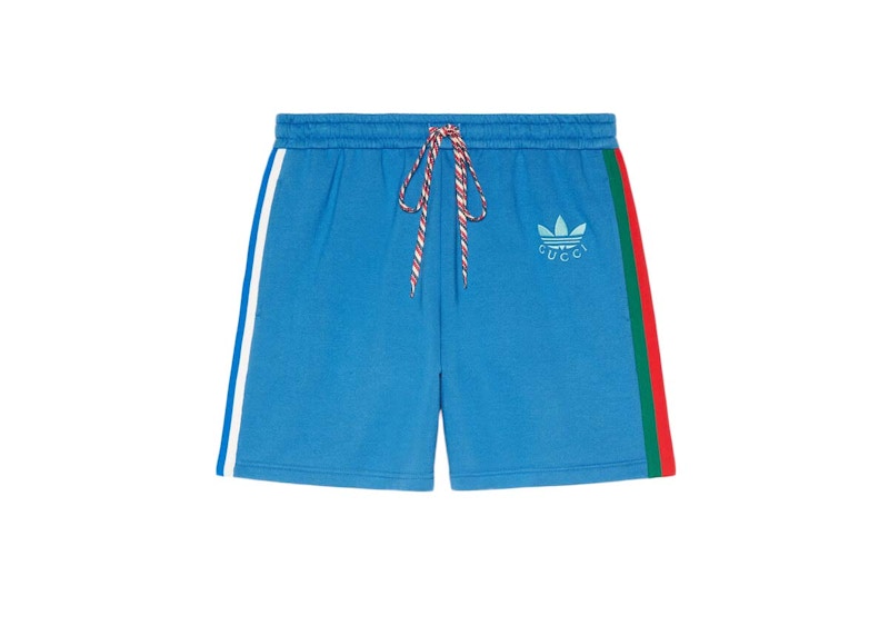 Gucci x adidas Cotton Shorts Blue