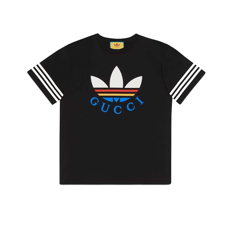 Gucci x adidas Cotton T-shirt Black/Multicolor