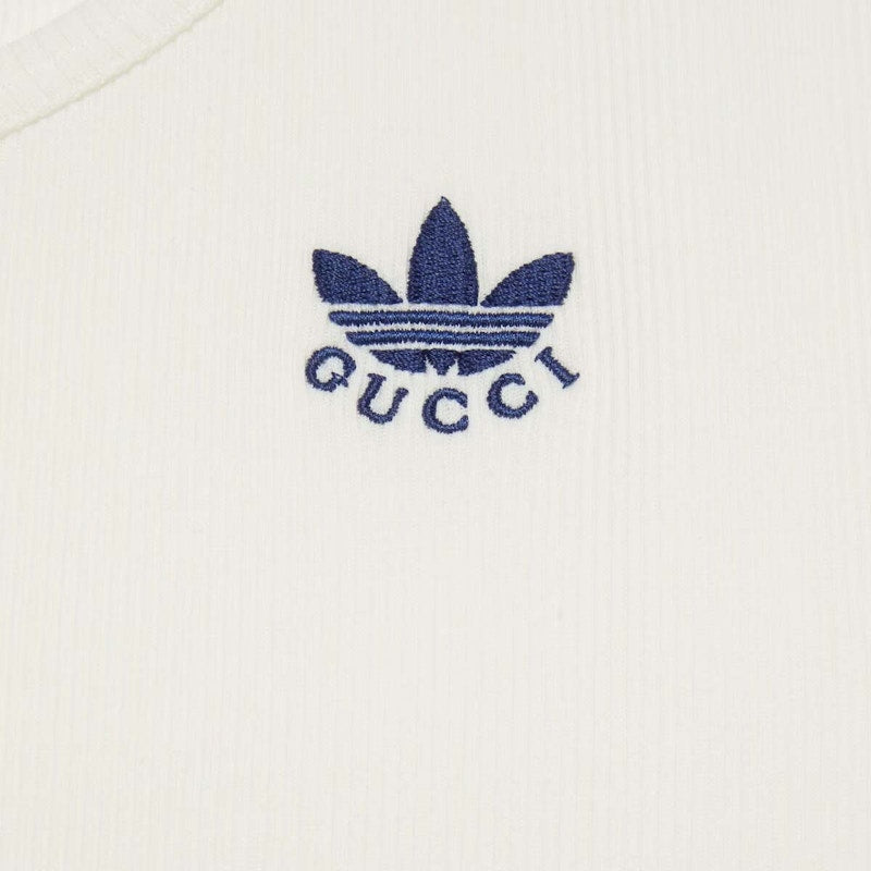 Gucci x adidas Cotton Tank Top Ivory