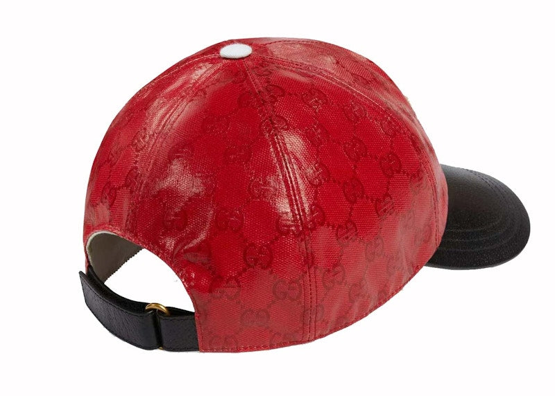 Gucci x adidas GG Allover Logo Cap Red/Black
