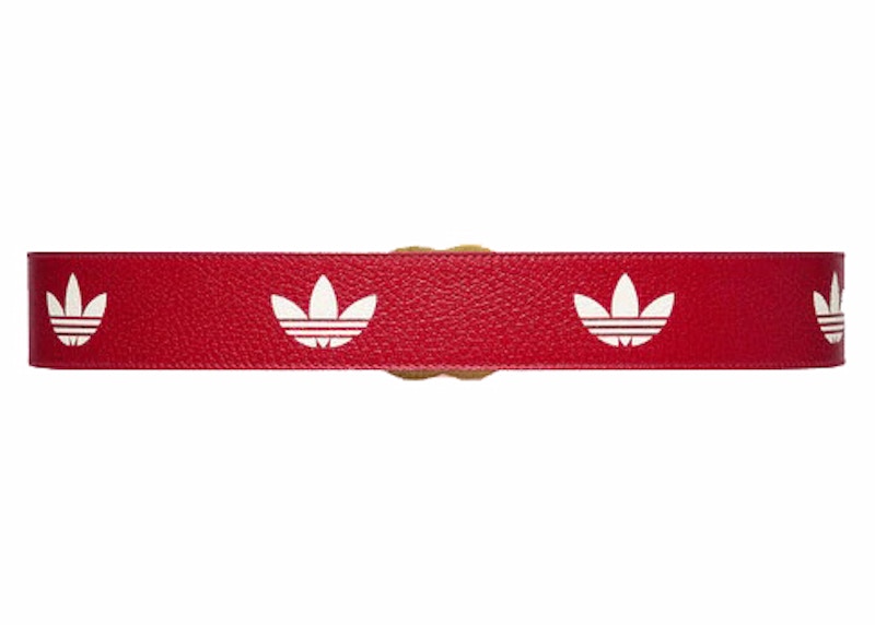 Gucci x adidas GG Marmont Belt Red