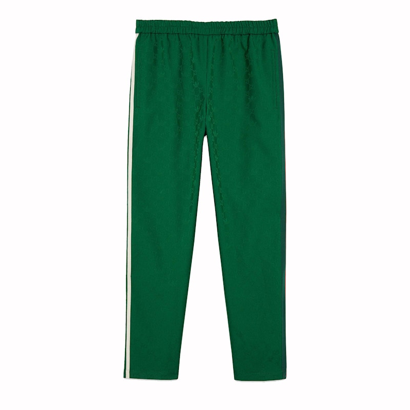 Gucci x adidas GG Monogram Trackpants Green