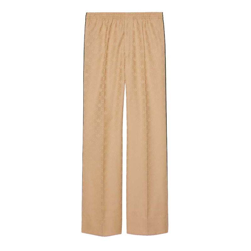 Gucci x adidas GG Trefoil Jacquard Pant Beige
