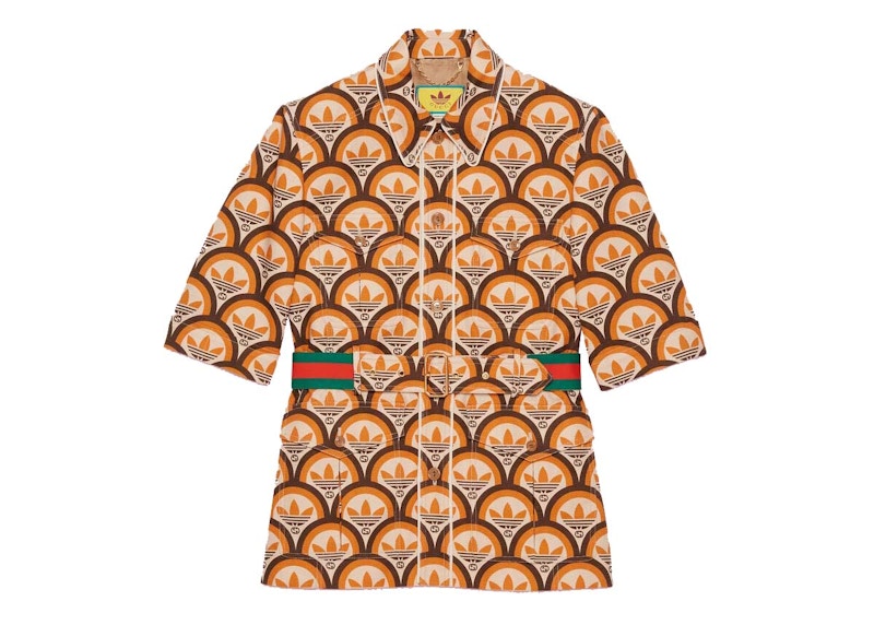 Gucci x adidas Interlocking G And Trefoil Jacket Beige/Brown