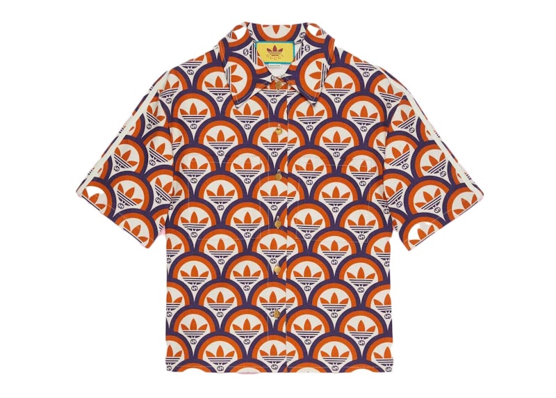 Gucci x adidas Interlocking G And Trefoil Shirt Multicolor