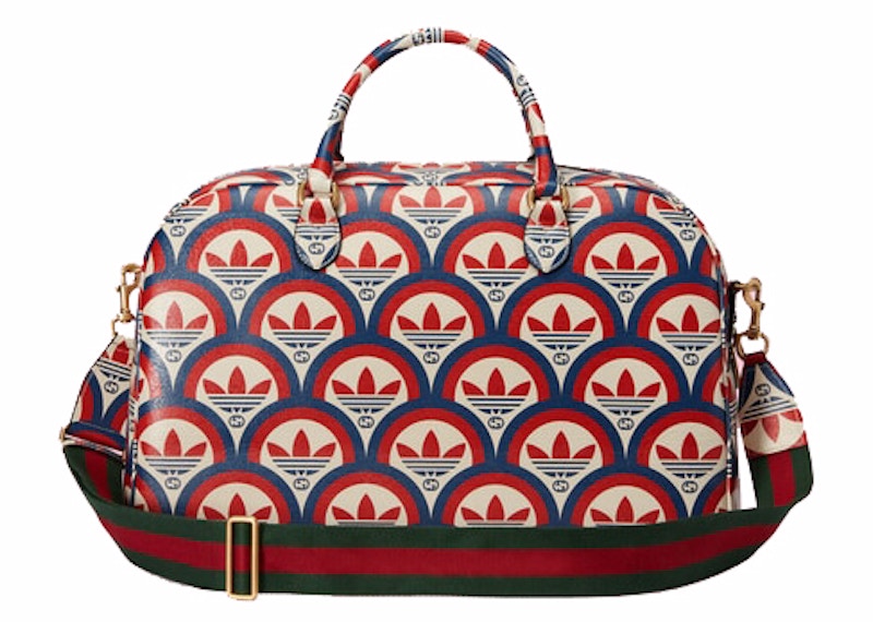 Gucci x adidas Large Duffle Bag Blue/Red