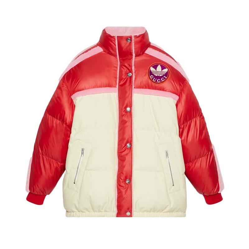 Gucci x adidas Reversible Bomber PinkRed/Ivory