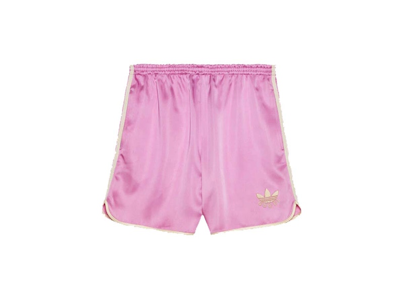 Gucci x adidas Trefoil Print Shorts Pink