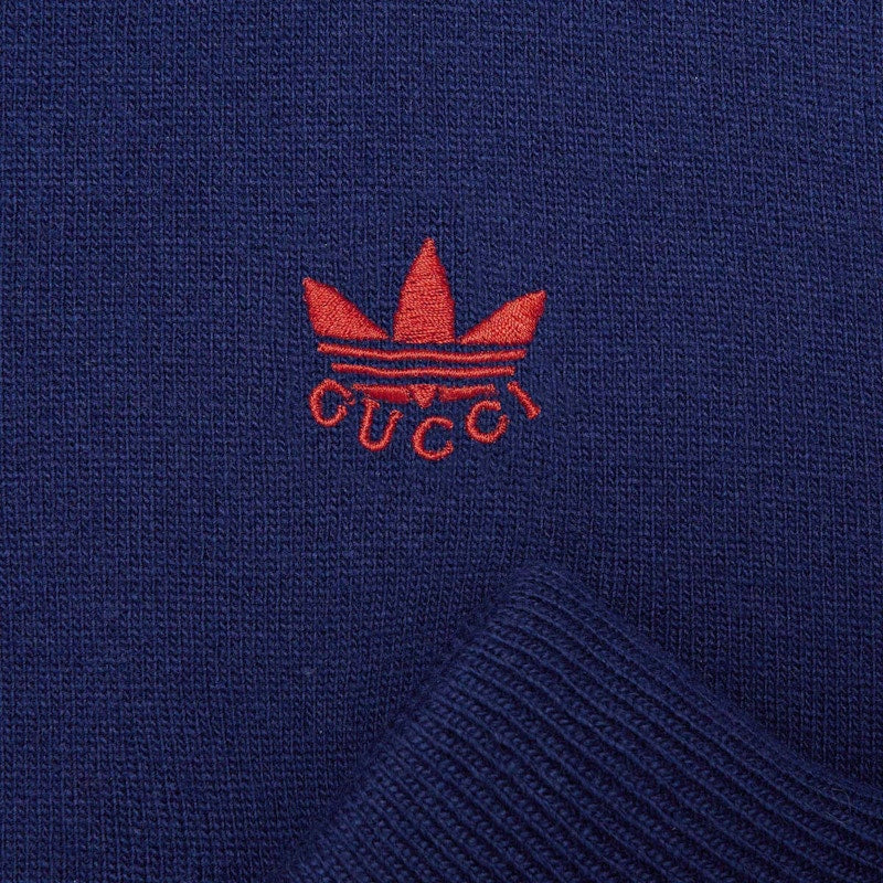 Gucci x adidas Wool Sweatshirt Dark Blue