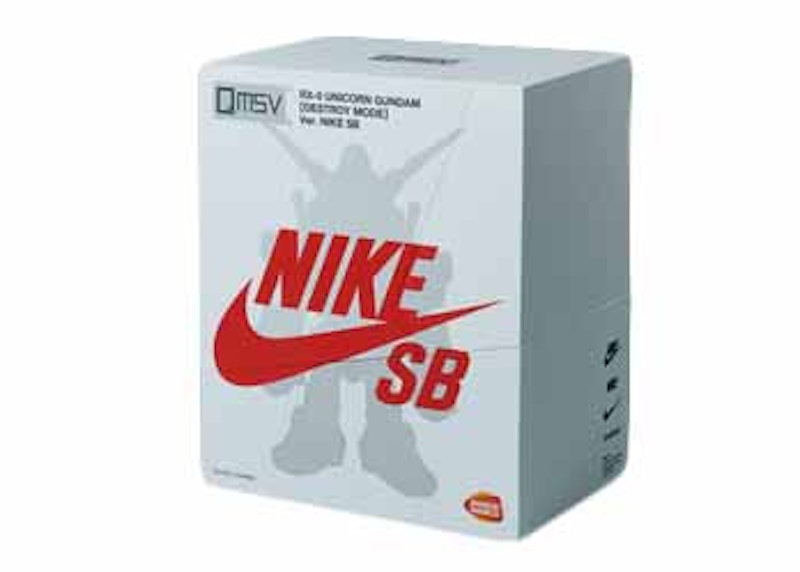 Bandai Gundam x Nike SB Unicorn QMSV RX-0 (Destroy Mode) Action Figure