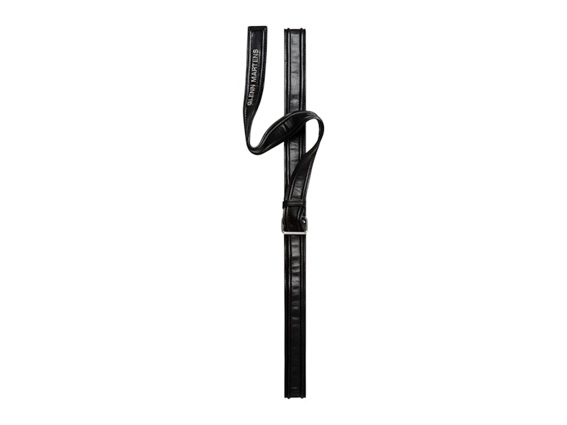 H&M x Glenn Martens Boning-Detail Belt Black