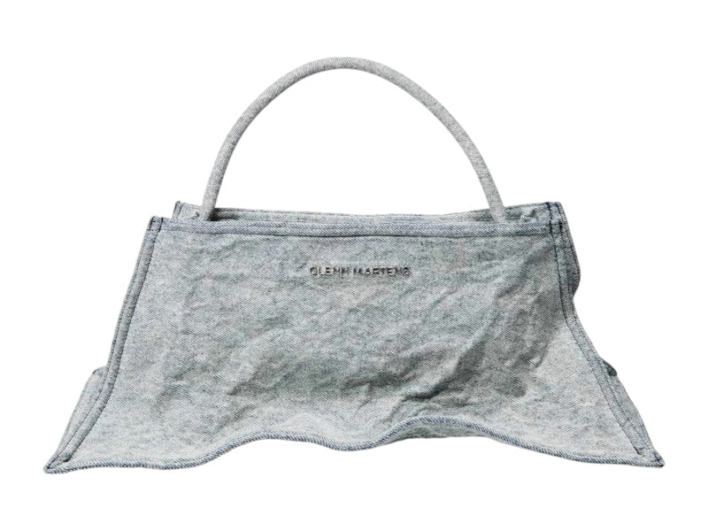 H&M x Glenn Martens Shoulder Bag Light Denim Blue