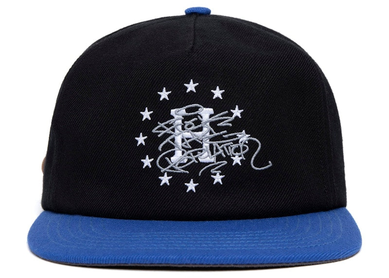HUF x FTP Strapback Hat Black