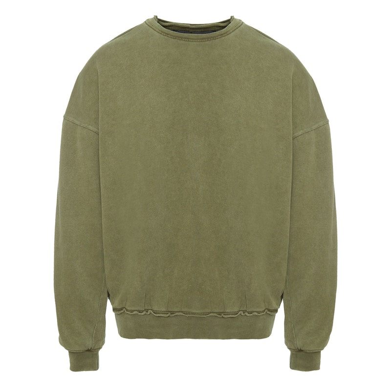 Haider Ackermann Perth Raw Edge Sweater Khaki