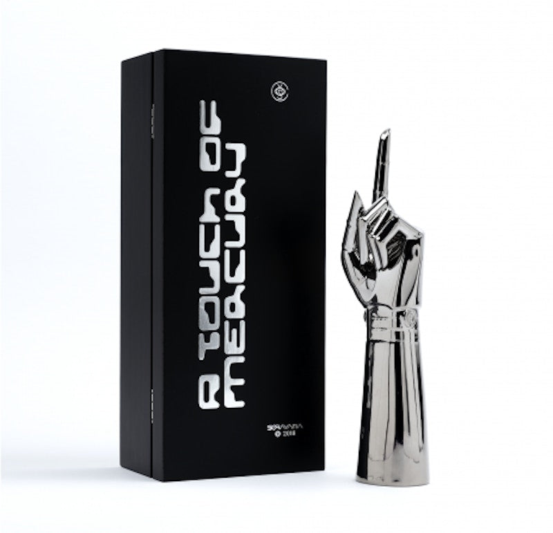 Hajime Sorayama A Touch Of Mercury Titanium Plated Porcelain Figure Silver