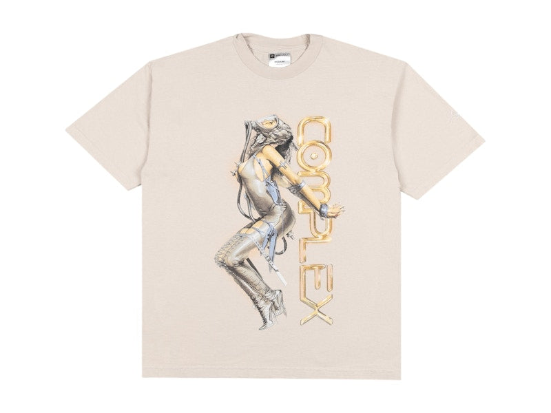 Hajime Sorayama x ComplexCon Gold Dust T-Shirt Light Brown