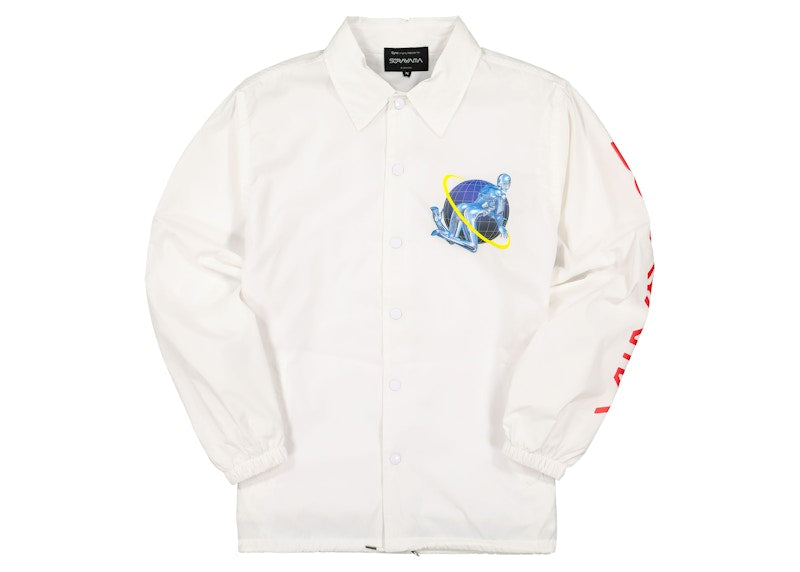 Hajime Sorayama x Medicom Toy Sexy Robot 01 Coach Jacket White