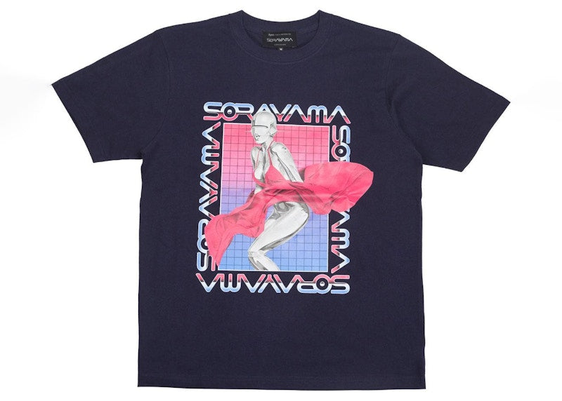 Hajime Sorayama x Medicom Toy Sexy Robot 03 Tee Navy
