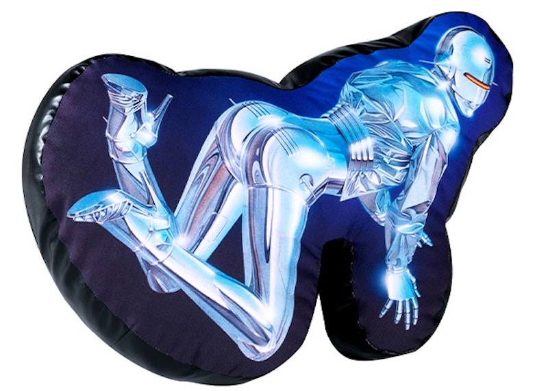 Hajime Sorayama x Sync Silver Jacket Pillow