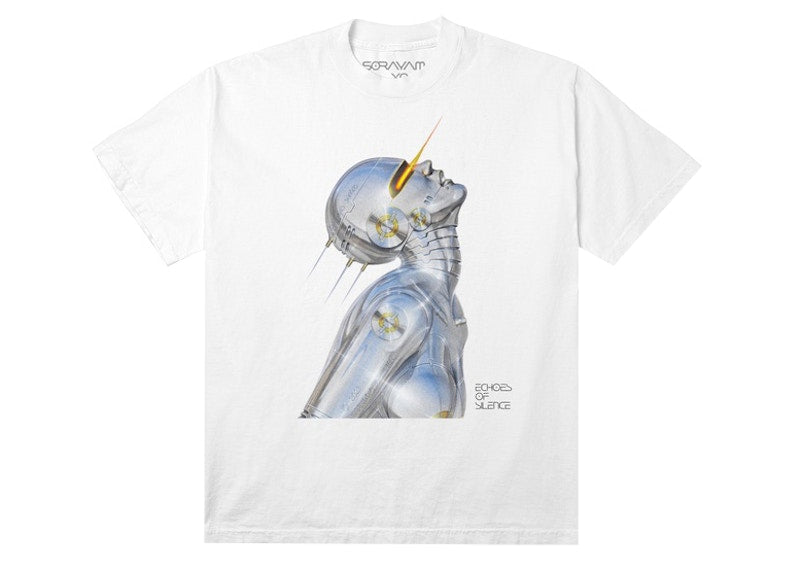 Hajime Sorayama x The Weeknd Echoes Of Silence Cover Tee White