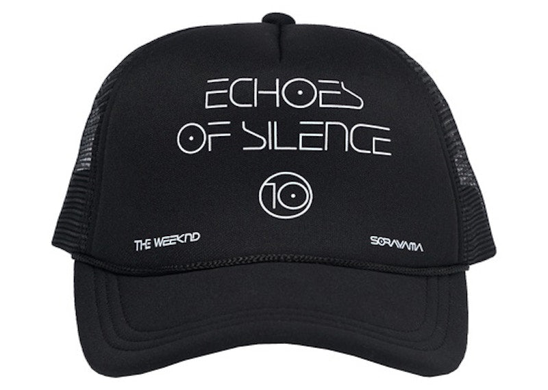 Hajime Sorayama x The Weeknd Echoes Of Silence Trucker Hat Black