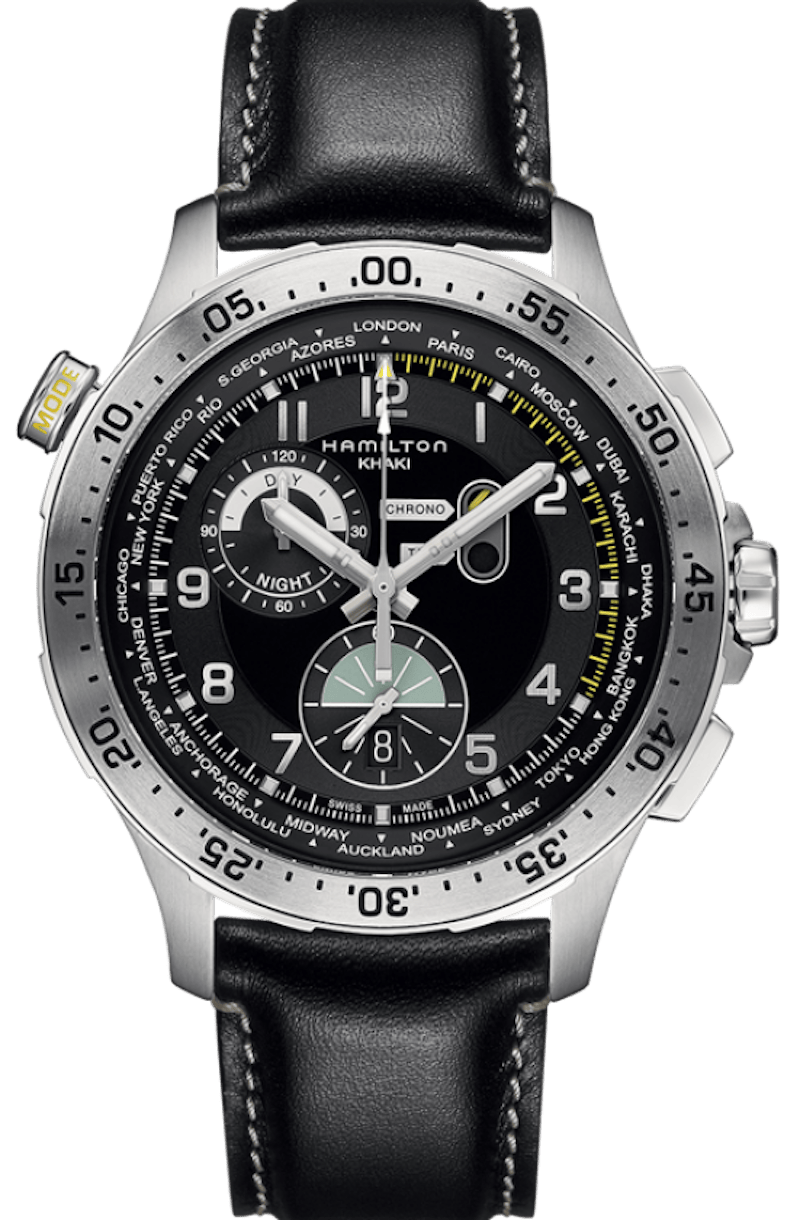 Hamilton Khaki Aviation WorldTimer Chrono Quartz H76714735