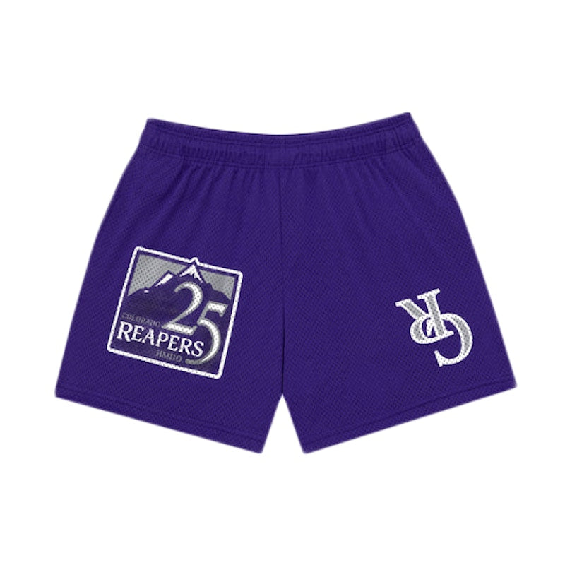 Happy Memories Don't Die CR Basketball Short Purple