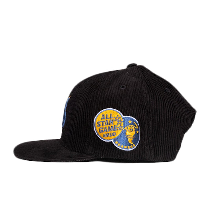 Happy Memories Don't Die Milwaukee Corduroy Snapback Hat Black