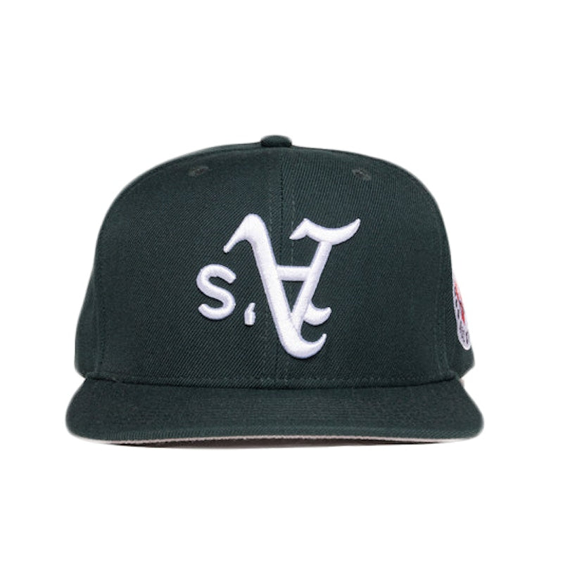 Happy Memories Don't Die Moneyball Snapback Hat Green
