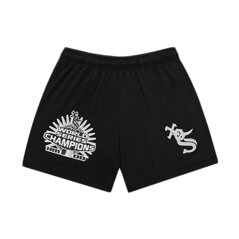 Happy Memories Don't Die White $ox Basketball Short Black