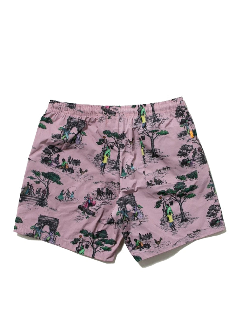 Harlem Toile x Union Hawaiian Short Pink