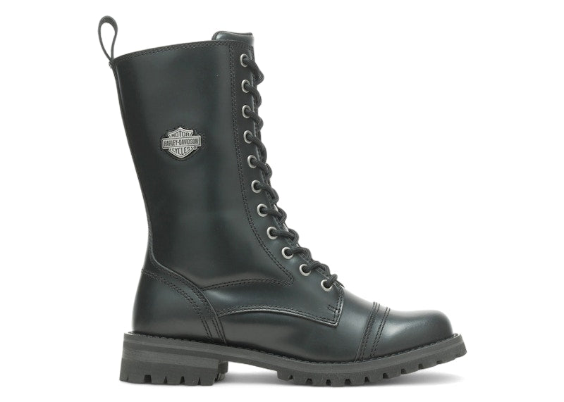Harley-Davidson Walsen 8" Lace Boots Black (Women's)