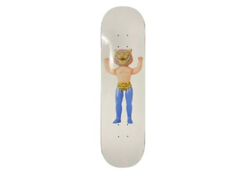 Haroshi x Together Together Tiger Skate Deck White