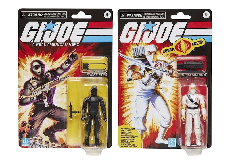 Hasbro G.I. Joe 40th Anniversary Snake Eyes & Storm Shadow Action Figure 2-Pack