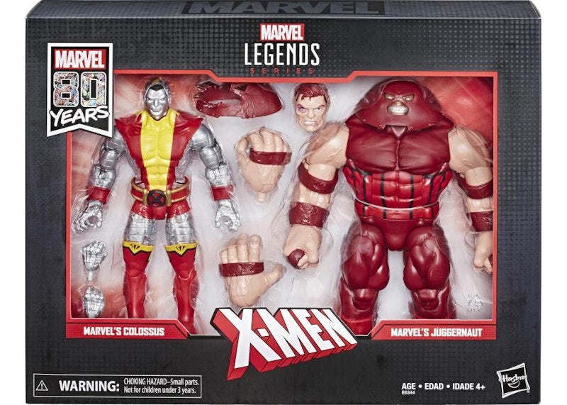 Hasbro Marvel Legends 80th Anniversary X-Men Colossus & Juggernaut 2-Pack Action Figure