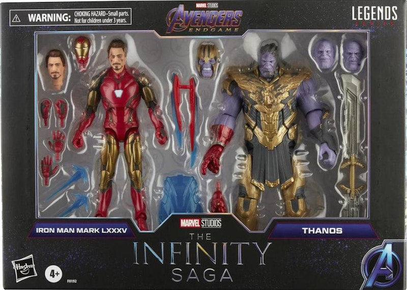 Hasbro Marvel Legends Iron Man MK85 & Thanos Final Battle The Infinity Saga Action Figure