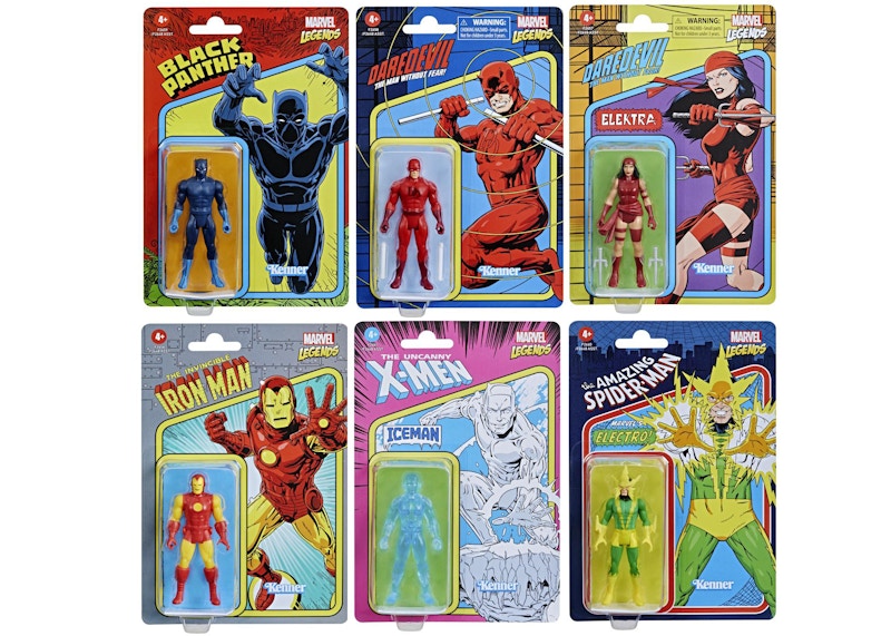 Hasbro Marvel Legends Retro Collection Wave 2 Set of 6 Action Figure