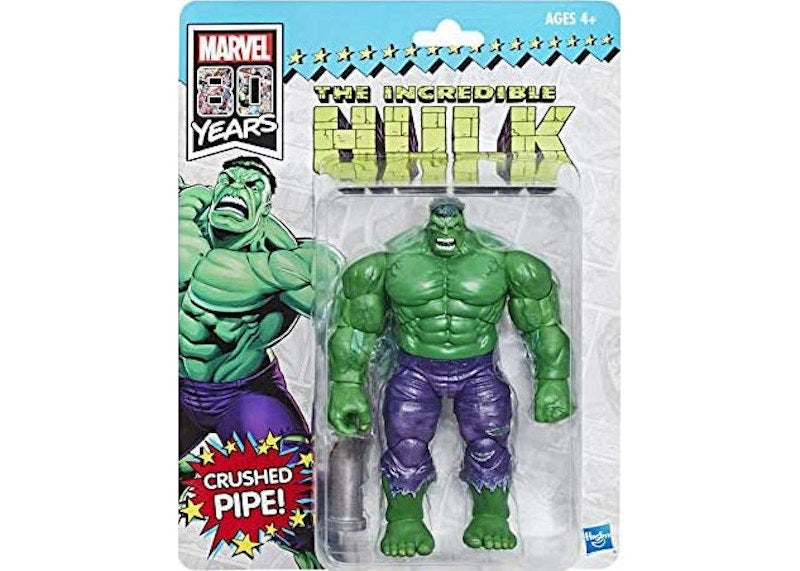 Hasbro Marvel Legends SDCC 2019 Exclusive 80th Anniversary The Incredible Hulk (Green) Action Figure