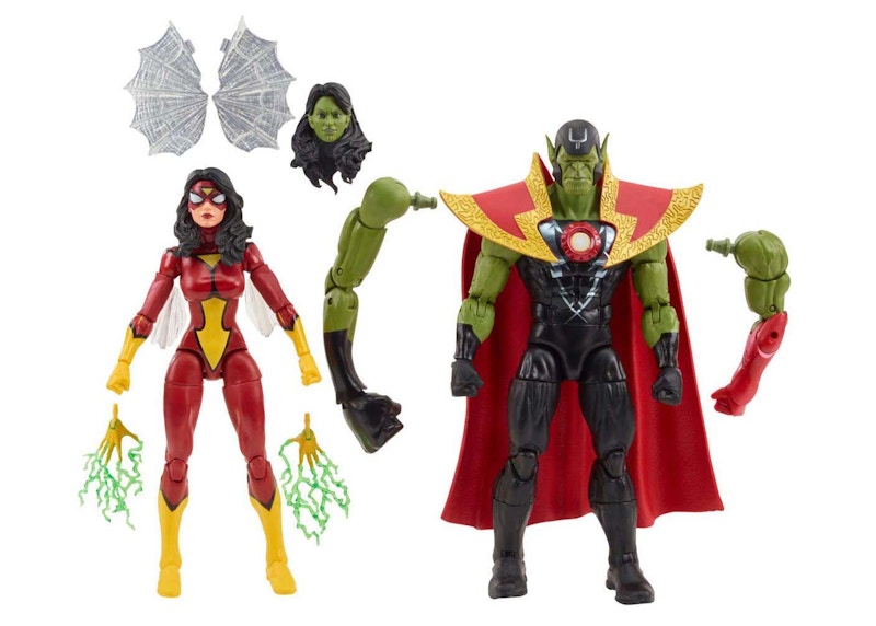 Hasbro Marvel Legends Seires Avengers 60th Anniversary Skrull Queen & Super Skrull Action Figure 2-Pack
