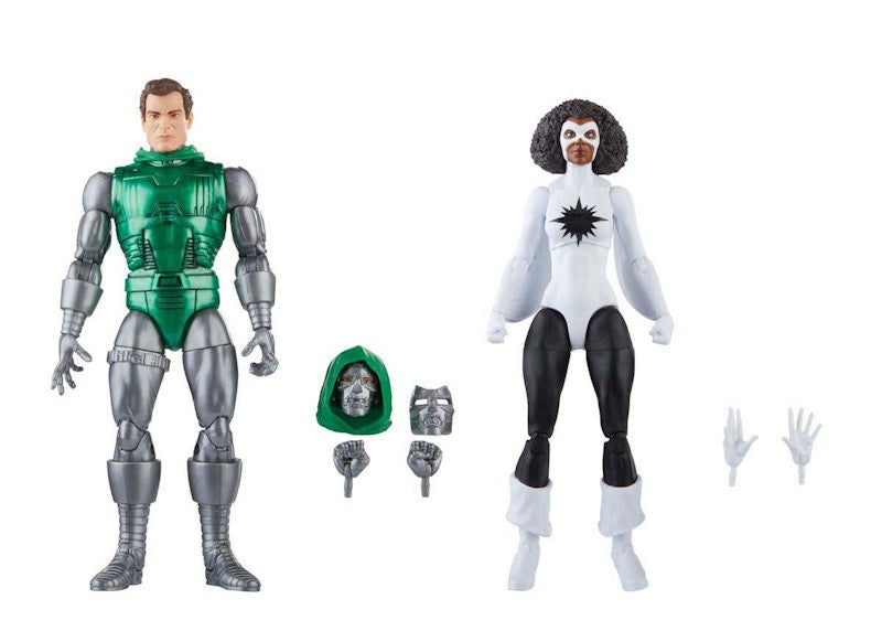 Hasbro Marvel Legends Series Avengers 60th Anniversary Captain Marvel vs. Doctor Doom Action Figure 2-Pack