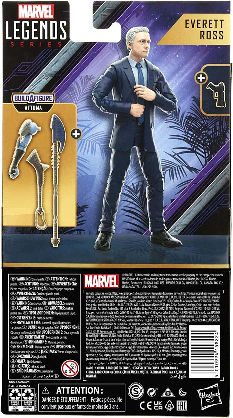 Hasbro Marvel Legends Series Legacy Collection Black Panther Everett Ross Action Figure