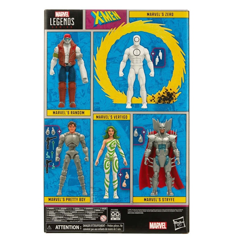 Hasbro Marvel Legends Series X-Men Villains 60th Anniversary Action Figure Set
