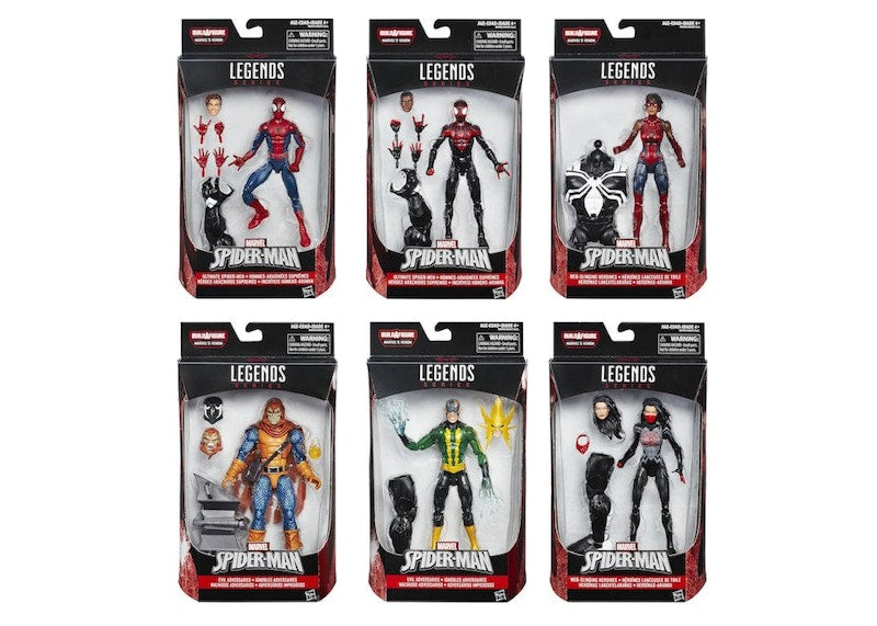 Hasbro Marvel Legends Spider Man Set - Space Venom BAF Action Figure
