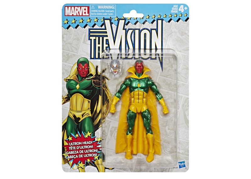 Hasbro Marvel Legends Vintage Wave 2 Vision Action Figure