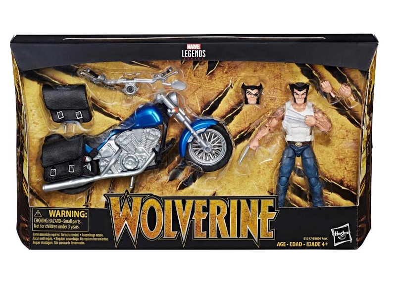 Hasbro Marvel Legends Wolverine & Motorcycle Action Figure