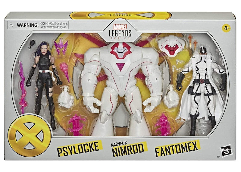 Hasbro Marvel Legends X-Men Psylocke, Nimrod & Fantomex Action Figure
