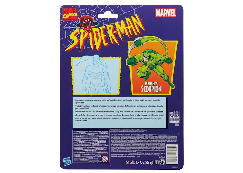 Hasbro Retro Marvel Legends Spider-Man Marvel's Scorpion Action Figure