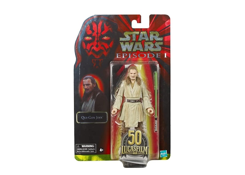 Hasbro Star Wars Episode 1 Lucasfilms 50th Anniversary Qui-Gon Jinn Action Figure