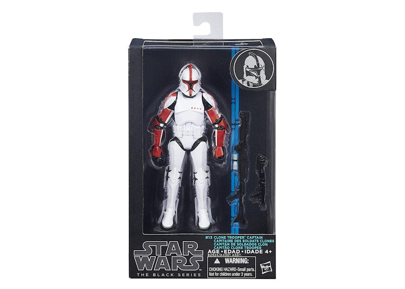 Hasbro Star Wars The Black Series #13 Clone Trooper Captain Action Figure