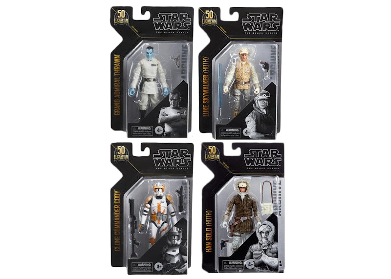 Hasbro Star Wars The Black Series Archive Collection Wave 3 Set of 4 Action Figure